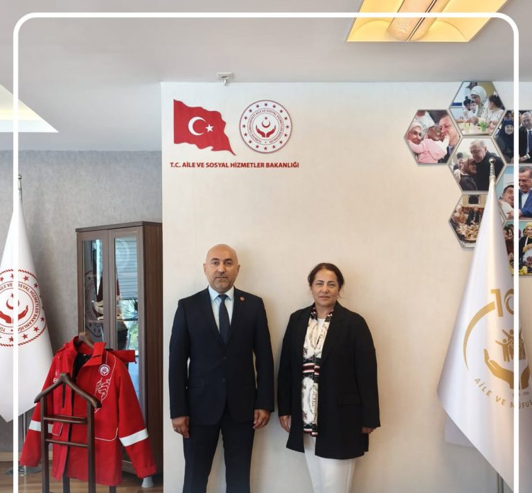 Aile ve Sosyal Hizmetler Bakan Yardımcımız Sayın Sevim Sayım Madak’ı Ziyaret Ettik
